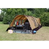 Eurotrail Mount Baker Btc Air Familietent Beige/Black OS