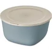 Koziol Vershouddoos, Kom met Deksel, 4 L, Natuur Bloemen Blauw, Organic Bio-Circular - | Connect Box