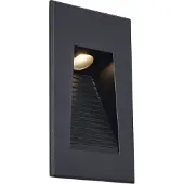 QAZQA Moderne inbouw wandlamp zwart 7cm incl. LED IP65 - Trem