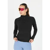 Endurance - Women's Chrissie Midlayer - Fleecetrui 34, zwart
