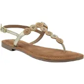 Lazamani Teenslipper goud / wit