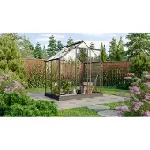 Pergart Kweekkas Triton 2500 - Veiligheidsglas 3mm - Zwart - 198x131x207cm