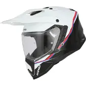 Acerbis Assault Graphic Wit Zwart Adventure Integraalhelm Maat M