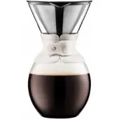 Bodum Cafetière Pour Over White 1.5 L
