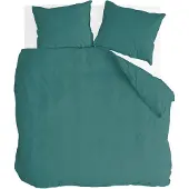 Byrklund Dekbedovertrek Katoen - Go Velvet - Groen 140 x 200/220 cm