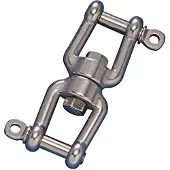 Jero Marine 10mm Dubbele Wartelsluiting Rvs