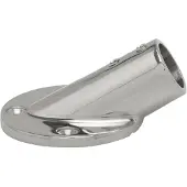 Jero Marine Railingsteun 22mm 30 graden met Ronde Voet Rvs