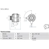 Bosch 0 986 085 880 Dynamo / Alternator