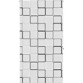 vidaXL Douchegordijn, 140x240 cm, stofbreedte 136 cm