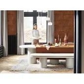 BN Wallcoverings TERRA BRUIN BLOKKEN RUITEN BEHANG IMAGINE