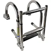 Jero Marine Opvouwbare Zwemtrap Rvs 3 Treden 73x25cm