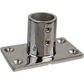 Jero Marine Railingsteun 22mm 90 graden met Rechte Voet Rvs
