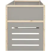 Notio Living Square-Line-Sides - Windows - Grijs Grenen