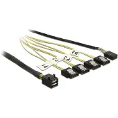 DeLOCK Mini SAS naar SATA kabel -