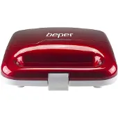Beper Wafelijzer - Wafelmaker - Wafelmachine - Wafel IJzer - Rood