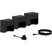 Philips Wandlamp Grits, 1,5W, Buitenverlichting voor aan de muur, Zwart, Kunststof, IP44, Geschikt voor terras, tuin, Klasse II