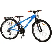 Volare cross kinderfiets - jongens - 26 inch - blauw - 18 versnellingen - twee handremmen