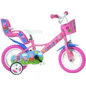 Dino Bikes 12-inch kinderfiets, meisjesfiets, Peppa Pig, Peppa Wutz