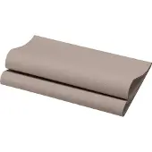 Duni dunisoft servet 40cm 1/4 vouw bio greige