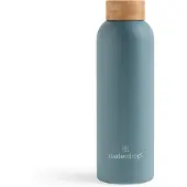 Waterdrop Thermosfles - 600 ml - Roestvrij Staal - Mat Turquoise