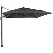 Garden Impressions Hawaii zweefparasol S 250x250 - donker grijs - zwart