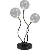 Masterlight Led tafellamp Gio 3-lichts zwart
