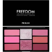 Makeup Revolution Freedom Pro Blush & Highlight Palette - Pink & Baked