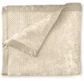 Linnick Velvet Sprei - beige 270x260cm