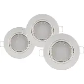 Sencys Inbouwspot Wit Gu10 5w 3 Stuks