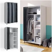 Vicco Doros Kledingopslagkast – 100 x 168 cm Wit