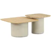 Coco Ronda lounge tafelset 50 cm + 70 cm