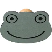 Lind DNA Haakje Frog Dot Nupo Pastel Green/Steel Anthracite
