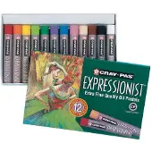 Sakura Cray-Pas expressionistische oliepastelset - zachte oliepastels voor kunstenaars - 12 kleuren