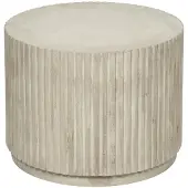 Broste Copenhagen Rillo podium Ø56x42cm antiek beige - 14469068