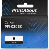 PrintAbout Inktcartridge PFI-030BK Zwart geschikt voor Canon
