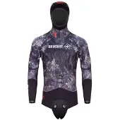 BEUCHAT Trigoblack 5 Mm Spearfishing Jacket Zwart,Grijs XS Man