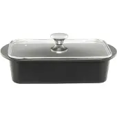 Heirol ovenschaal met inductieplaat en deksel 22x33 cm