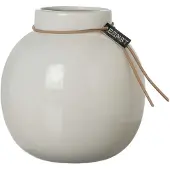 ERNST geglazuurde vaas wit Ø14 cm