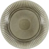 House Doctor Pleat dinerbord Ø27 cm Grijsbruin