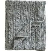 Jack o Juno Deken - 80x100 cm - Wol - Light Grey - - OneSize - Deken