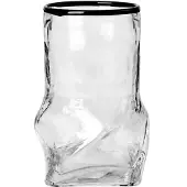 Broste Copenhagen Ellen Vaas Doorzichtig / Zwart - Vazen Mondgeblazen Glas Black - 14485087