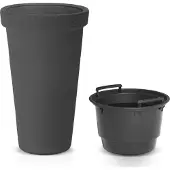 Casaria Bloempot Antraciet 63x40cm