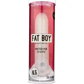 Perfect Fit - Fat Boy Micro Ribbed - penishuls (17 cm, wit)