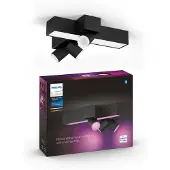 Philips Hue Centris Opbouwspot White and Color - Zwart - Kruisvorm - 3-spots