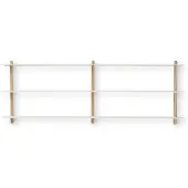 Gejst Nivo Wandplank D Licht / Wit - Wandplanken Eiken White - 20131