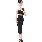 Barbie Signature Looks Populaire (Petite, Brunette Pixie) Fully Posable Fashion Doll