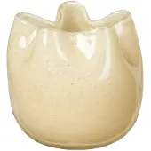 Broste Copenhagen Esther Vaas / Kaarshouder Ø9,8 Cm - Vazen Mondgeblazen Glas Anise Flower Yellow - 14485034