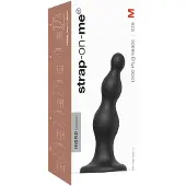 Strap-On-Me - Dildo Plug Beads - Zwart M