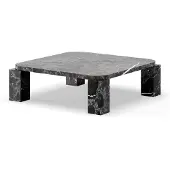 New Works Atlas Salontafel 82x82 Cm - Salontafels Marmer Costa Black - 42611