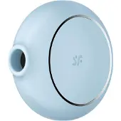 Satisfyer Pro To Go 3 - oplaadbare luchtdruk‑clitorisstimulator (blauw)